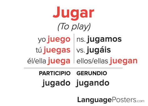 jugue|spanish jugar.